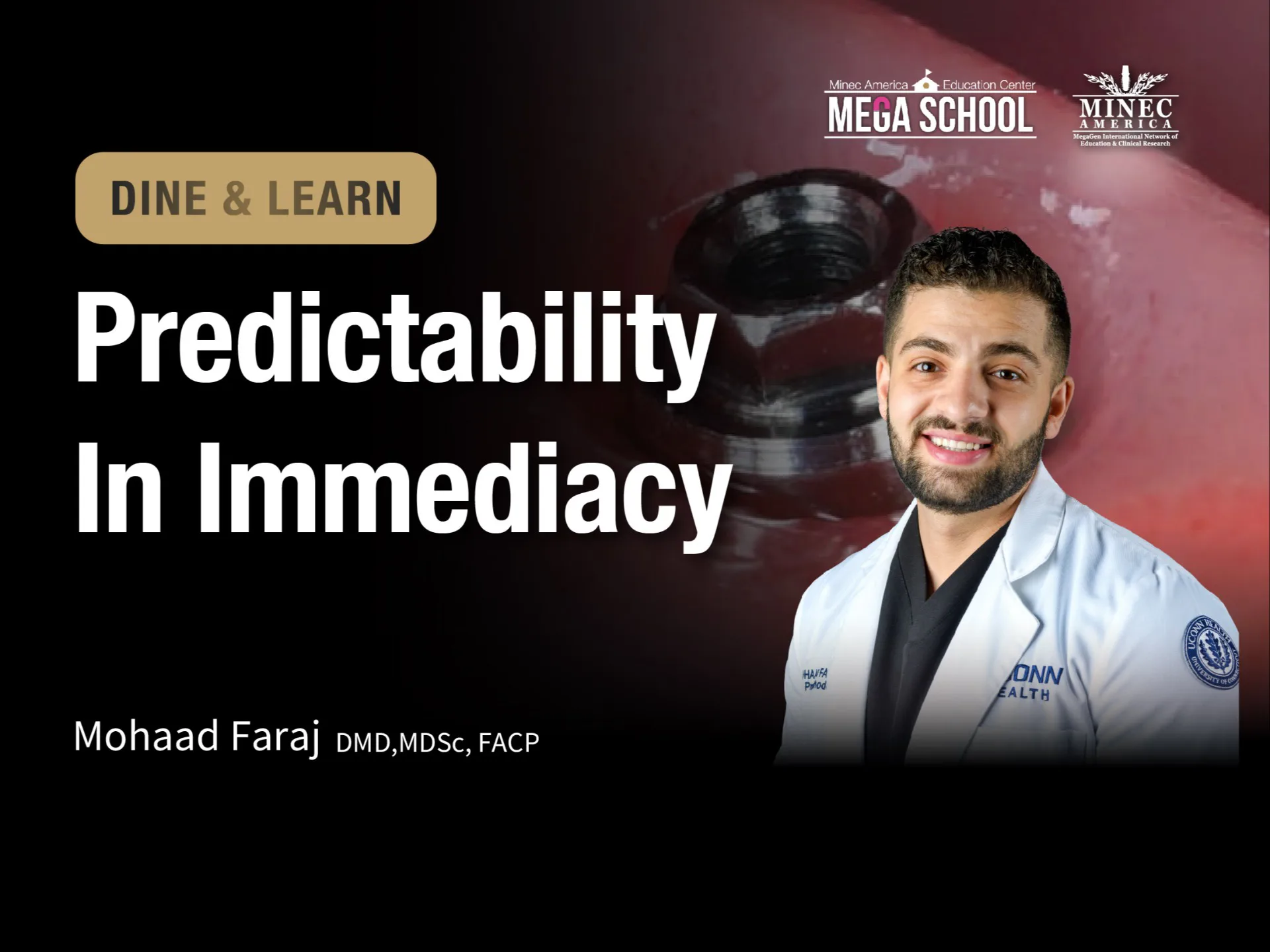 Dine & Learn: Predictability in Immediacy (VA)